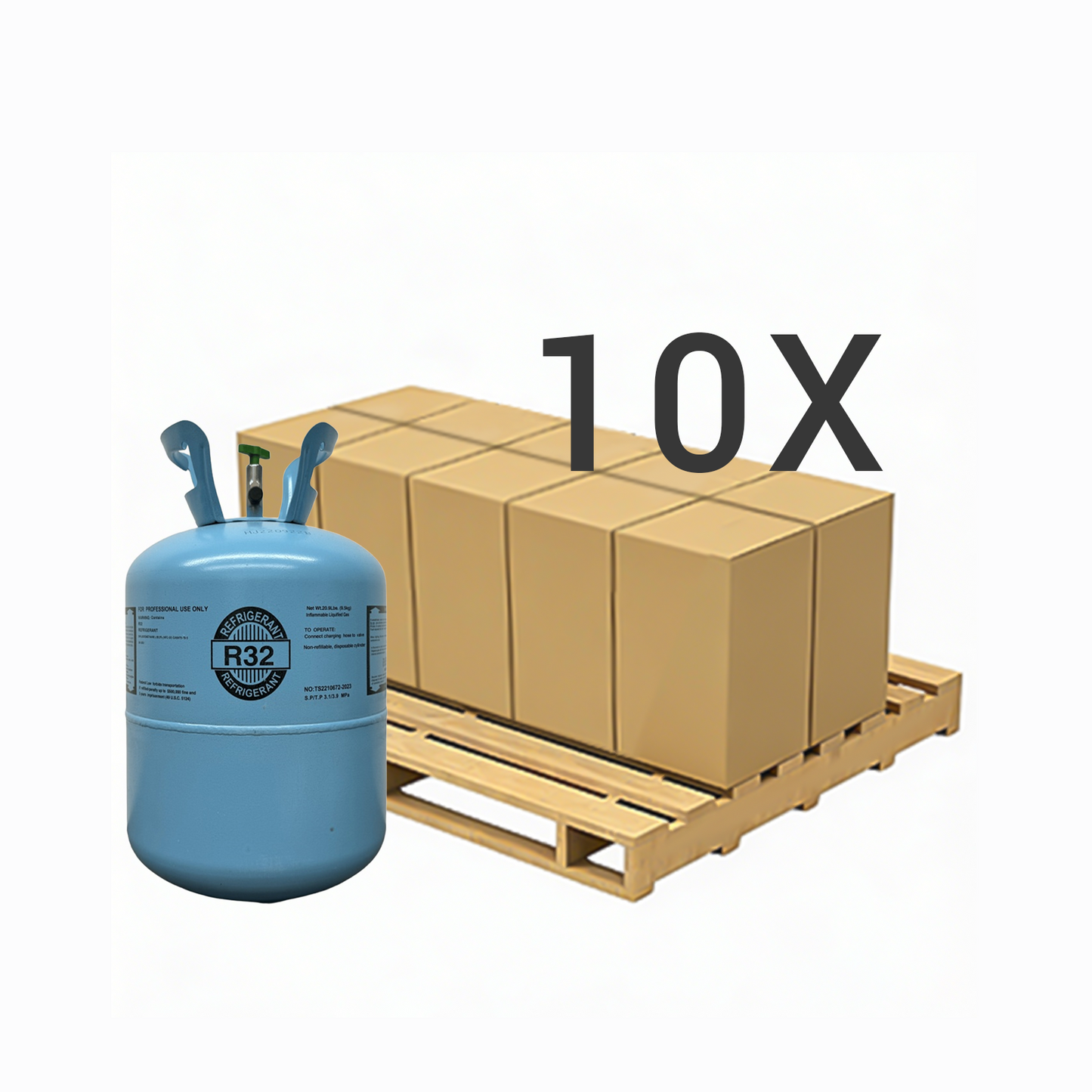 20.9LB R32 (R-32) Refrigerant Gas | 30 Cylinders