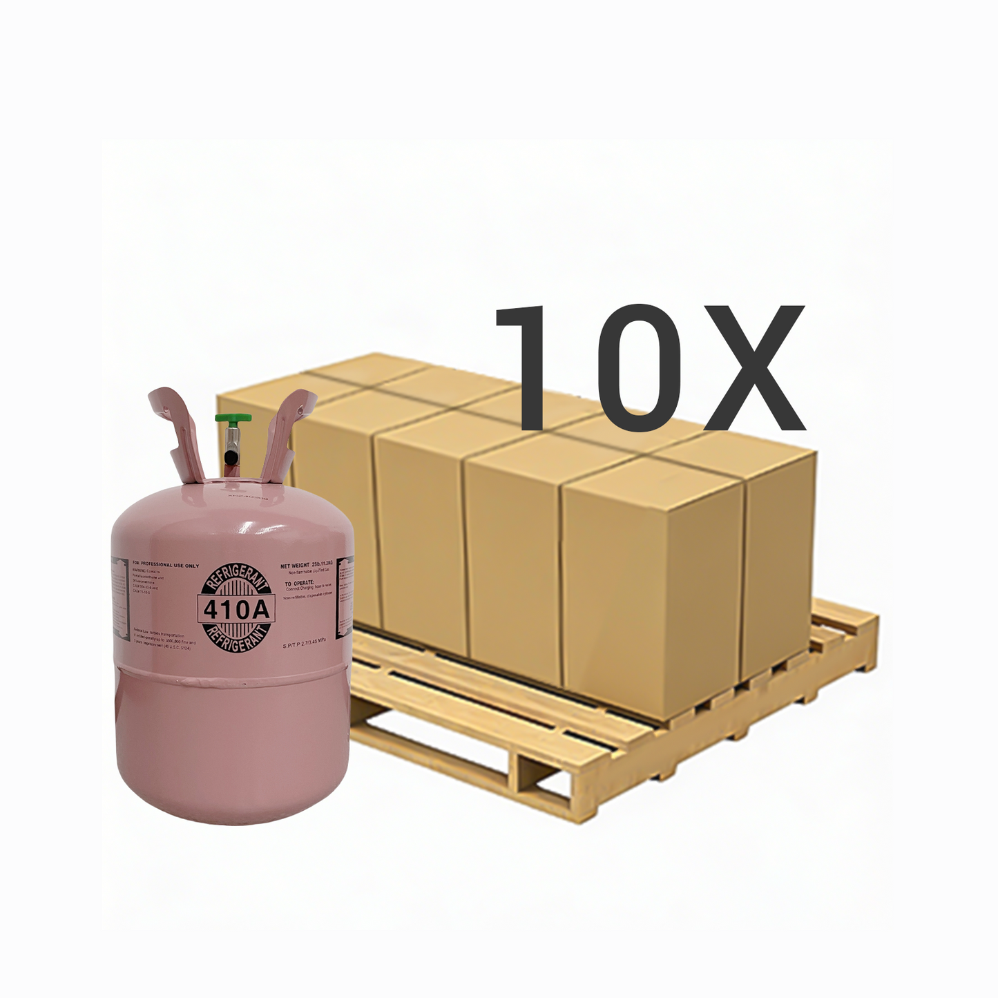 25LB R410A (R-410A) Refrigerant Gas | 20 Cylinders