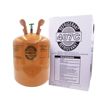 25LB R407C (R-407C) Refrigerant Gas | 5 Cylinders