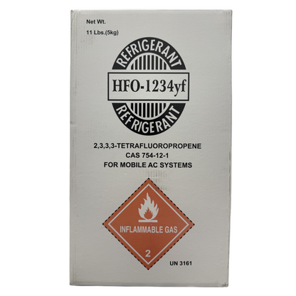 11 LB R1234yf (R-1234yf) Refrigerant Gas | 20 Cylinders