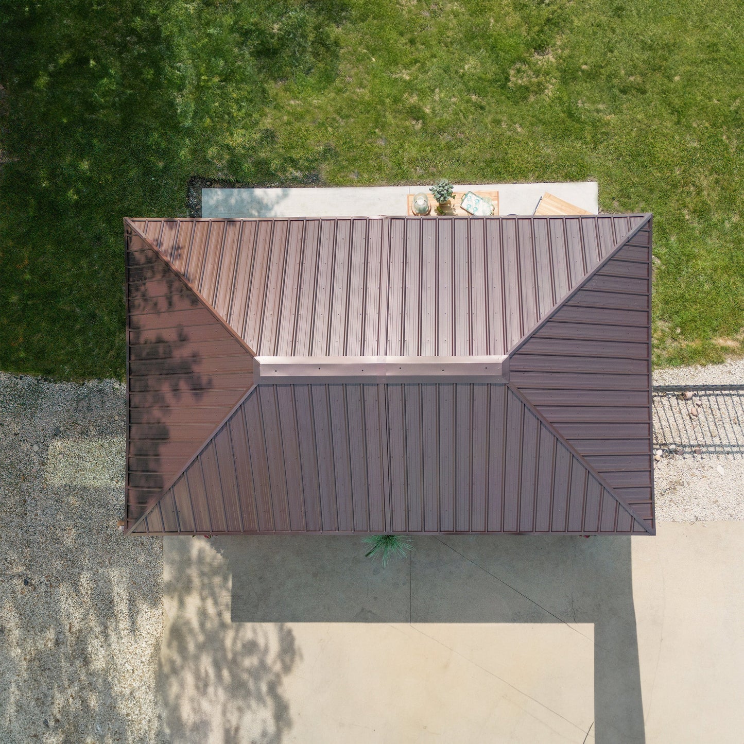6.1m x 3.7m (20ft x 12ft) Barrington Gazebo/Carport