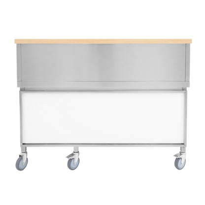 Mobile Cocktail Bar Station & Ice Cart – 800mm