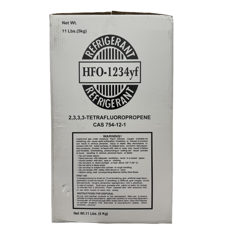 11 LB R1234yf (R-1234yf) Refrigerant Gas | 5 Cylinders