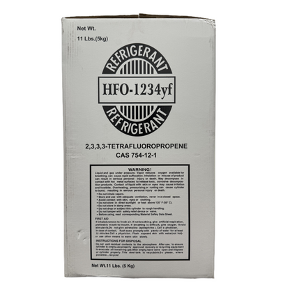 11 LB R1234yf (R-1234yf) Refrigerant Gas | 20 Cylinders