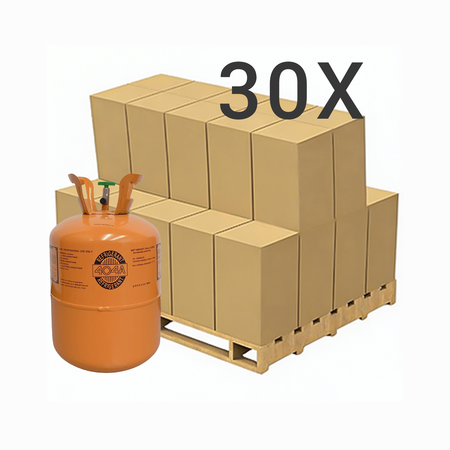 24LB R404A (R-404A) Refrigerant Gas | 5 Cylinders