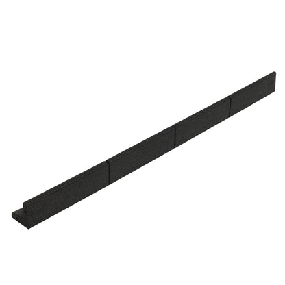 Flexible Lawn Edging 36m With Mallet - Black