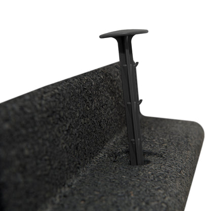 Flexible Lawn Edging 12m With Mallet - Black