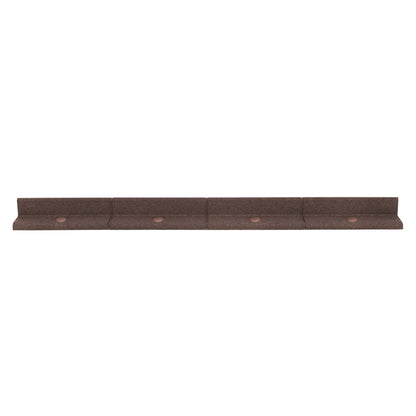Flexible Lawn Edging 16.8m With Mallet - Brown