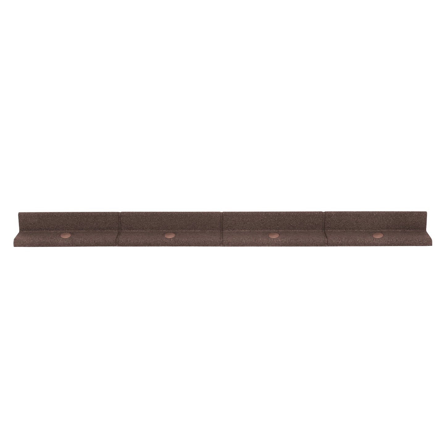 Flexible Lawn Edging 43.2m With Mallet - Brown