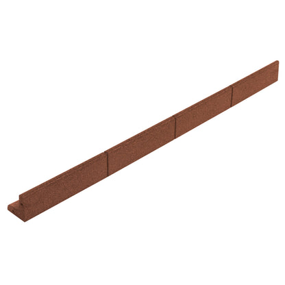 Flexible Lawn Edging 7.2m With Mallet - Terracotta