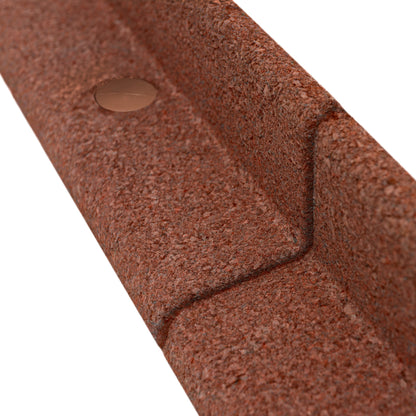 Flexible Lawn Edging 12m With Mallet - Terracotta