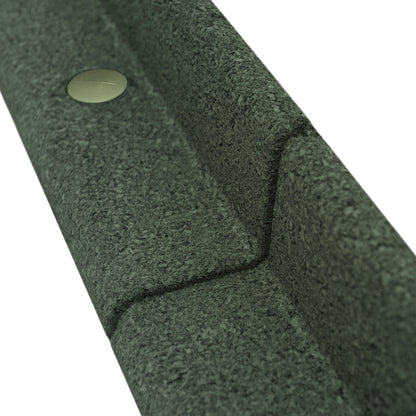 Flexible Lawn Edging 12m With Mallet - Green