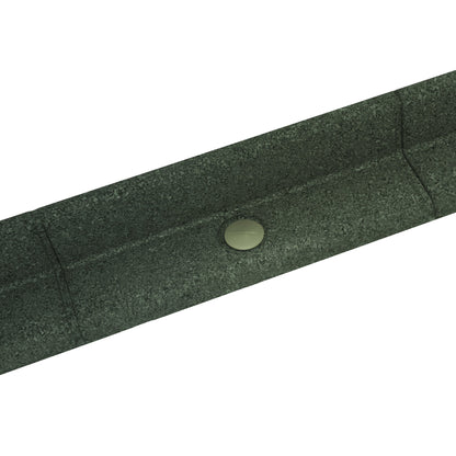 Flexible Lawn Edging 12m With Mallet - Green