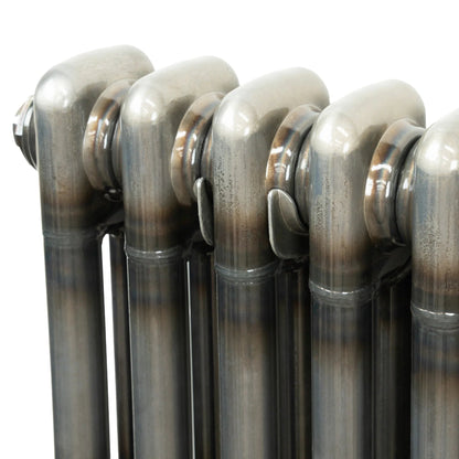 Traditional 3 Column Radiator - 600 x 425mm - Raw Metal