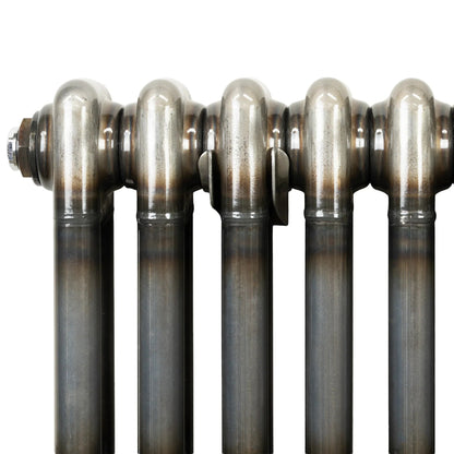 Traditional 3 Column Radiator - 1500 x 200mm - Raw Metal