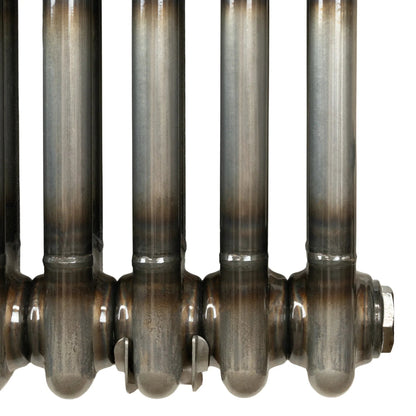 Traditional 3 Column Radiator - 1500 x 560mm - Raw Metal