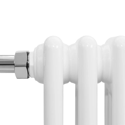 Traditional Heated Towel Rail Radiator – 950mm x 660mm  – White