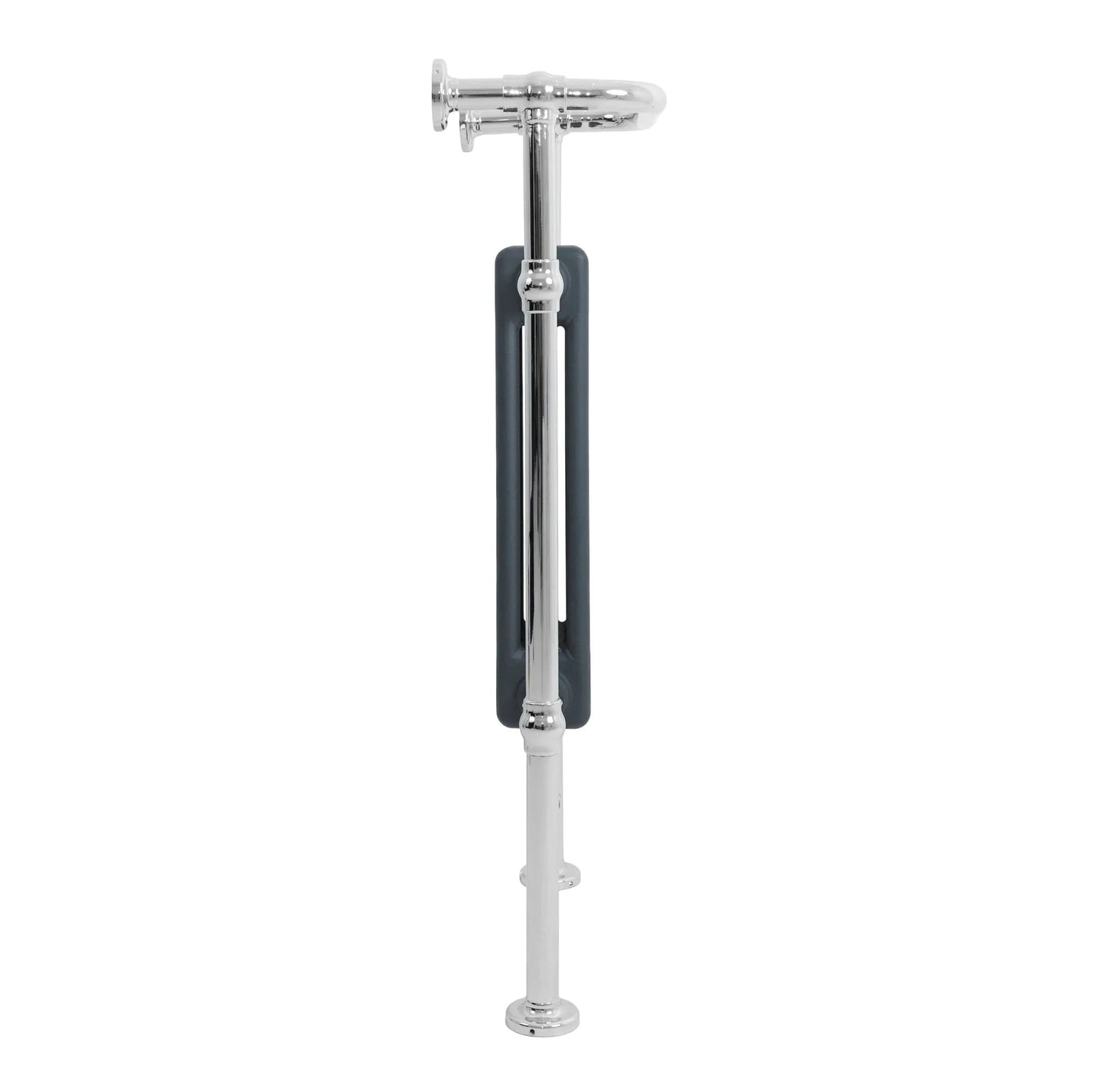 Traditional Heated Towel Rail Radiator – 950mm x 660mm  – Anthracite Grey
