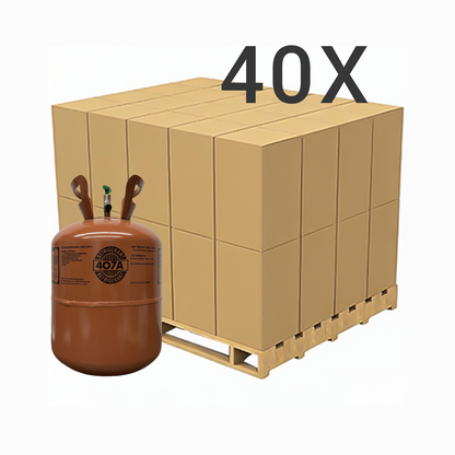25LB R407A (R-407A) Refrigerant Gas | 10 Cylinders