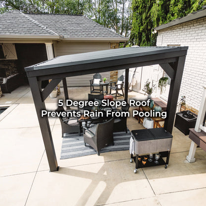 3.7m x 2.9m (12ft x 9.5ft) Stonebridge Gazebo