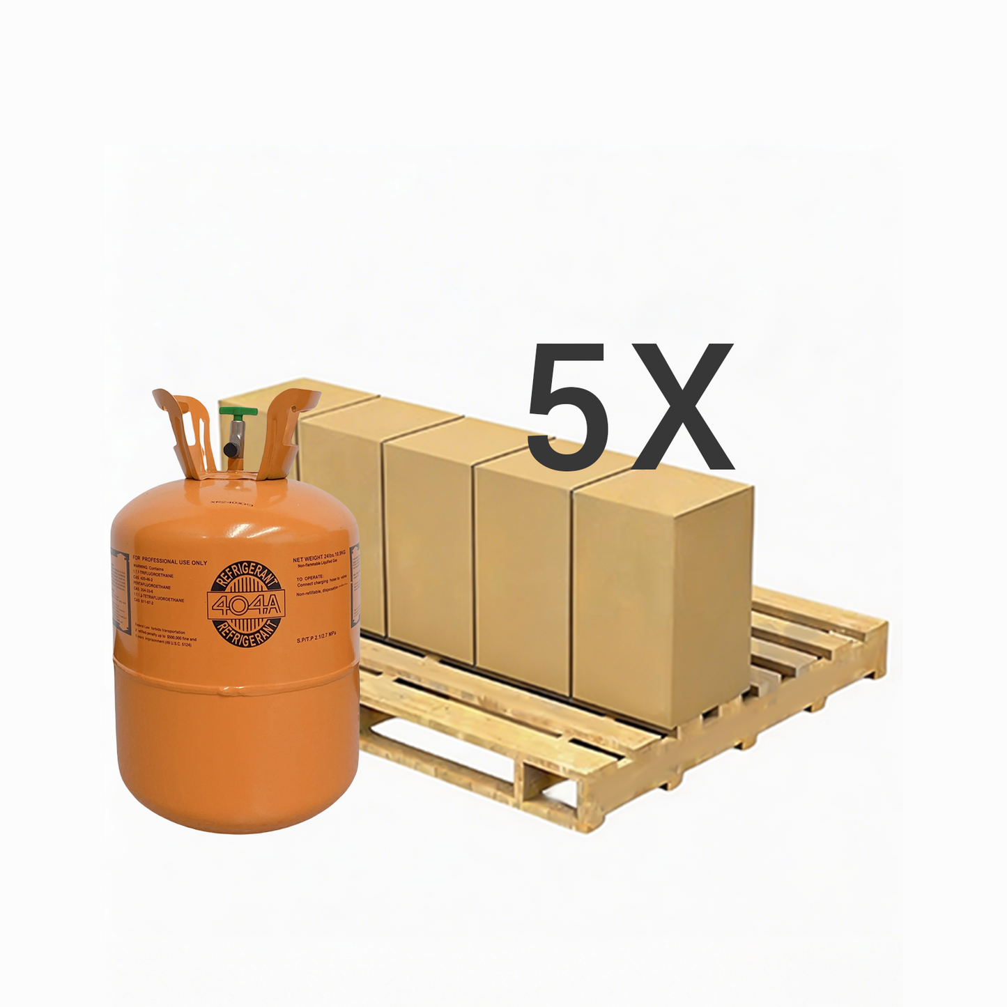24LB R404A (R-404A) Refrigerant Gas | 10 Cylinders