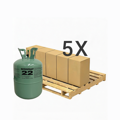 30LB R22 (R-22) Refrigerant Gas | 5 Cylinders