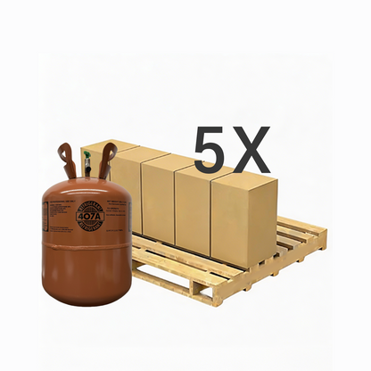 25LB R407A (R-407A) Refrigerant Gas | 10 Cylinders