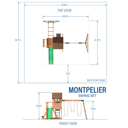 Montpelier Swing Set and Climbing Frame