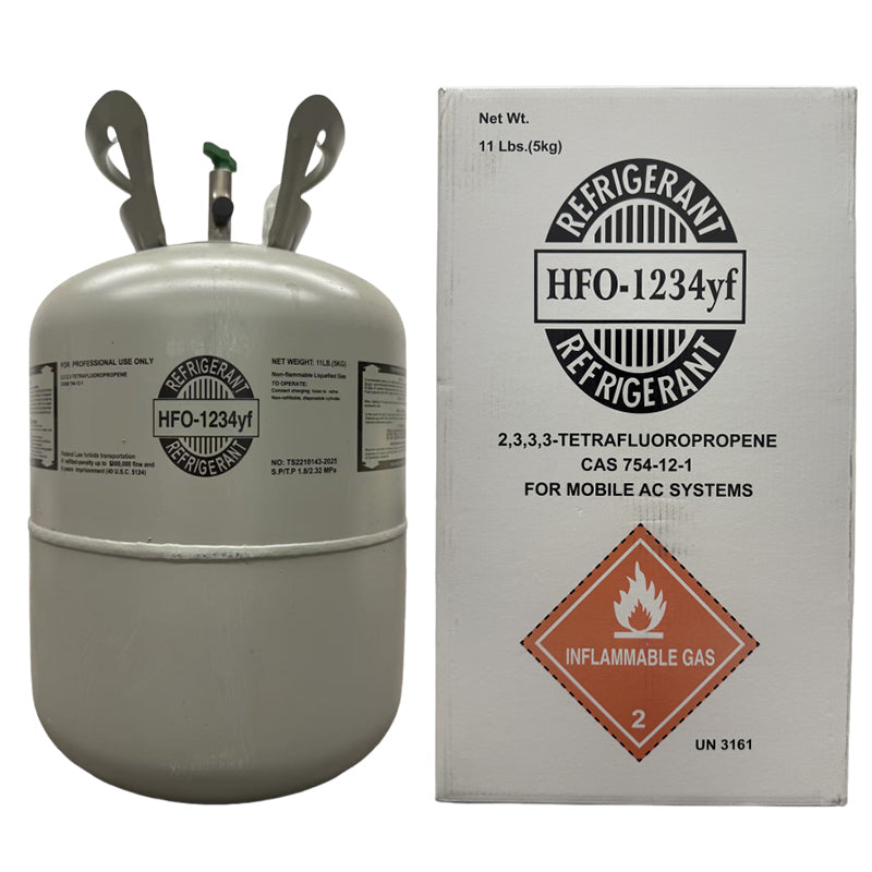 11 LB R1234yf (R-1234yf) Refrigerant Gas | 20 Cylinders