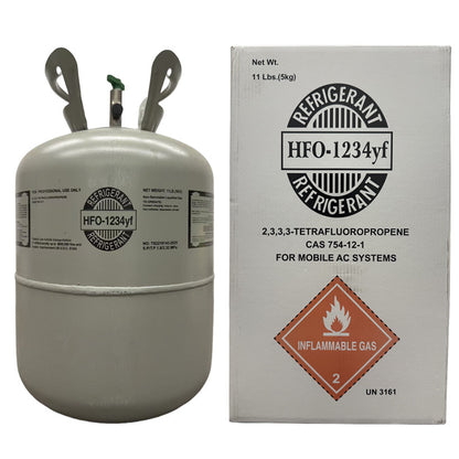 11 LB R1234yf (R-1234yf) Refrigerant Gas | 20 Cylinders