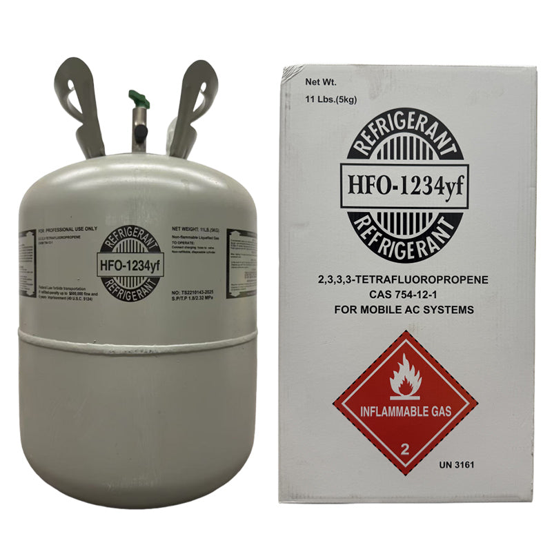 11 LB R1234yf (R-1234yf) Refrigerant Gas | 40 Cylinders