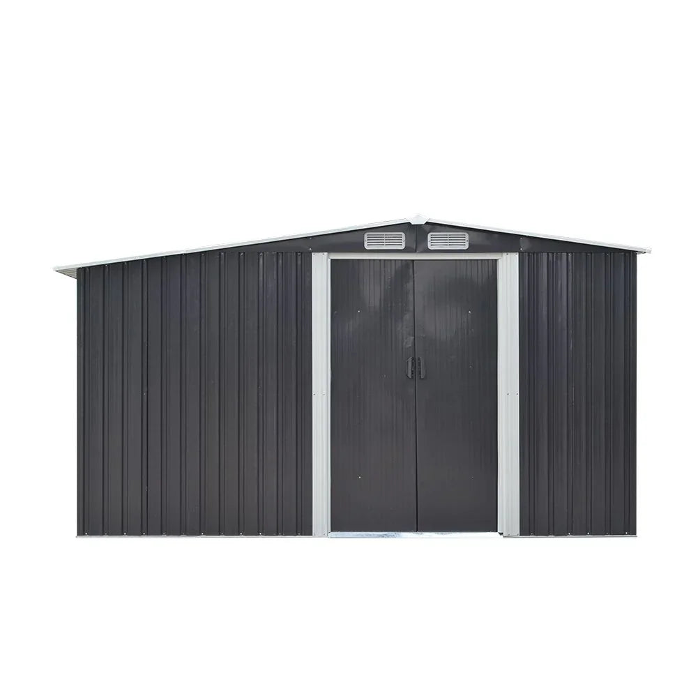 Metal Garden Shed 8ft x 8ft - Black