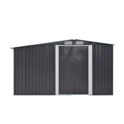 Metal Garden Shed 8ft x 8ft - Black