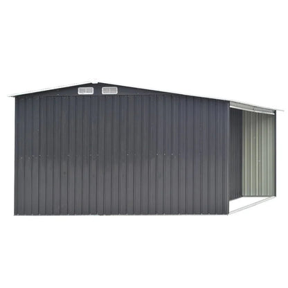 Metal Garden Shed 8ft x 8ft - Black