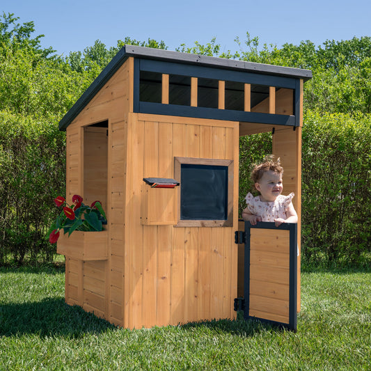 Caraway Cottage Playhouse - Light Brown