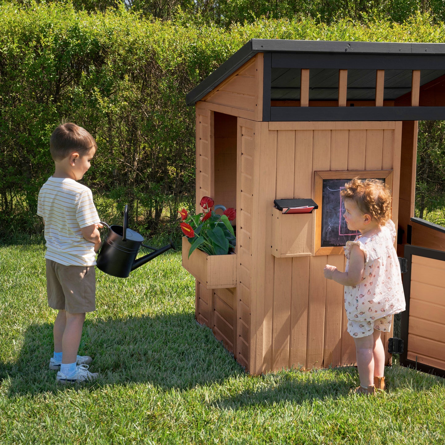 Caraway Cottage Playhouse - Light Brown