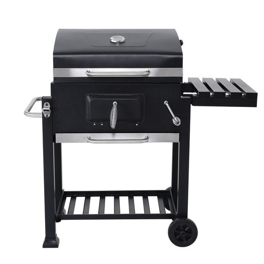 Portable Charcoal BBQ Grill Trolley