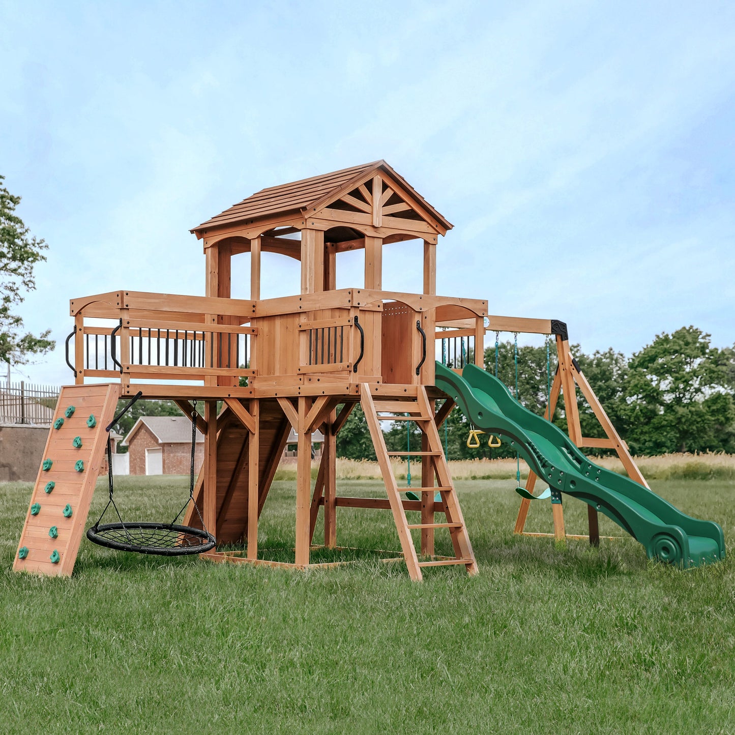 Sterling Point Swing Set and Climbing Frame