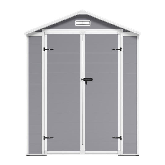 6x4ft Plastic Garden Storage Shed – Lockable Door