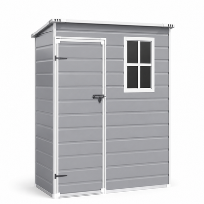 5x3ft Plastic Garden Tool Shed