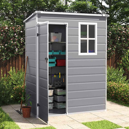 5x3ft Plastic Garden Tool Shed